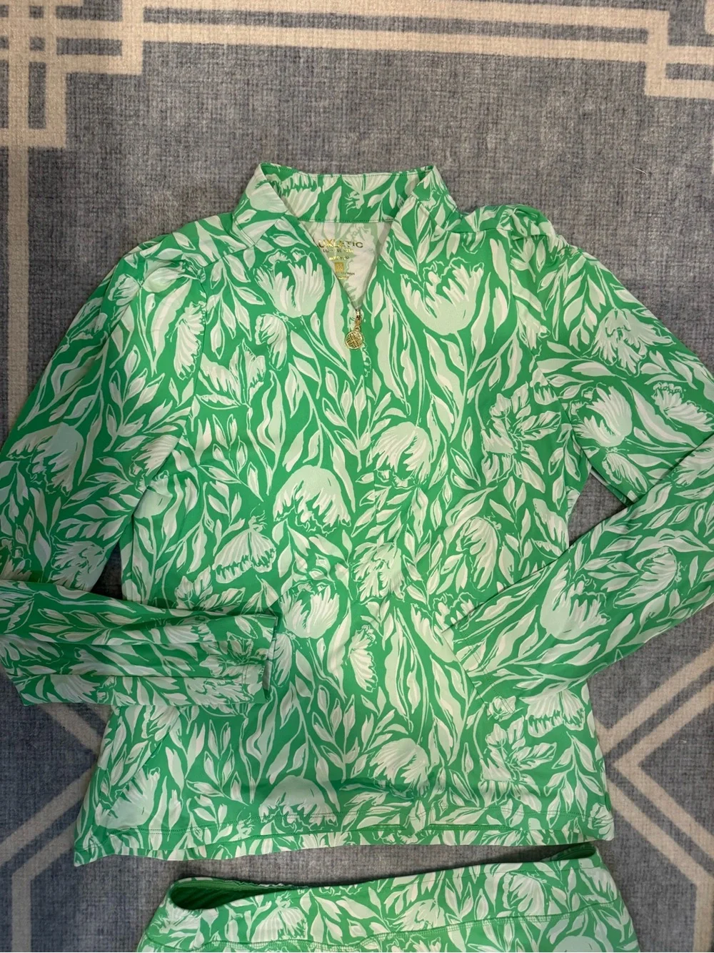 Lilly Pulitzer Luxletic Tulip to Tango Cascadia Skort Set NWOT